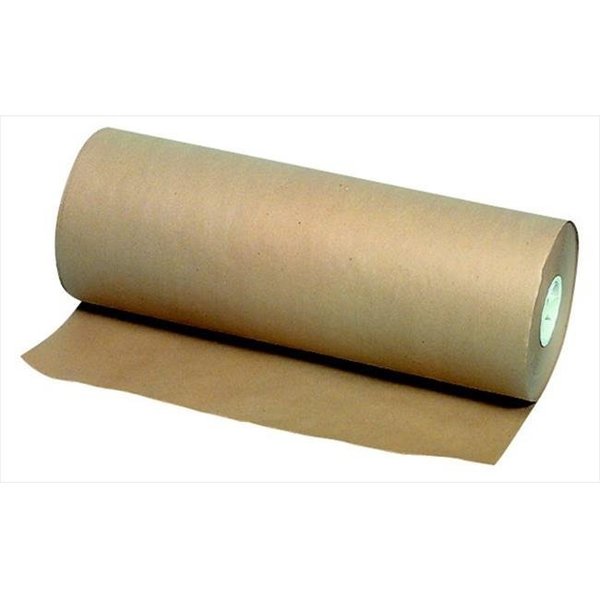 School Smart School Smart 027174 Heavy Weight Kraft Paper Roll - 40 Lbs. - 24 In x 1000 Ft. - Brown 27174